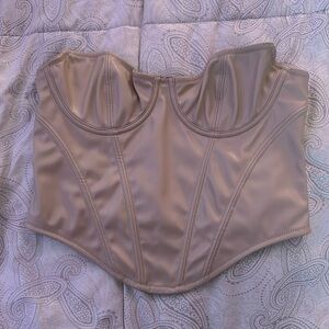 Urban outfitters Nude corset top sz medium